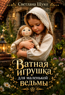 Ватная игрушка для маленькой ведьмы. - Светлана Щуко